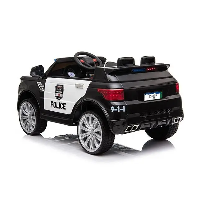 Baby Ride on Two Seats 12v Battery Power Wheel Kids Police Car Electric Ride on Car for Kids to Drive — image 6