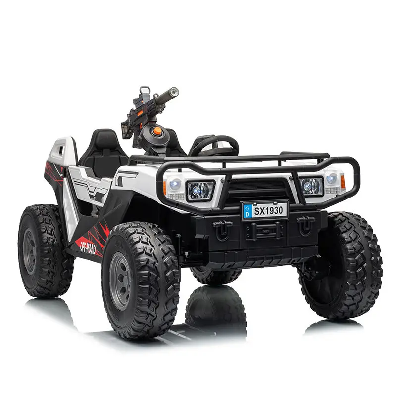 Popular 12V Kids Car Electric Ride-On Cars 2 Seater Remote Control Outdoor Electric Toy Cars for Kids to Drive — image 6