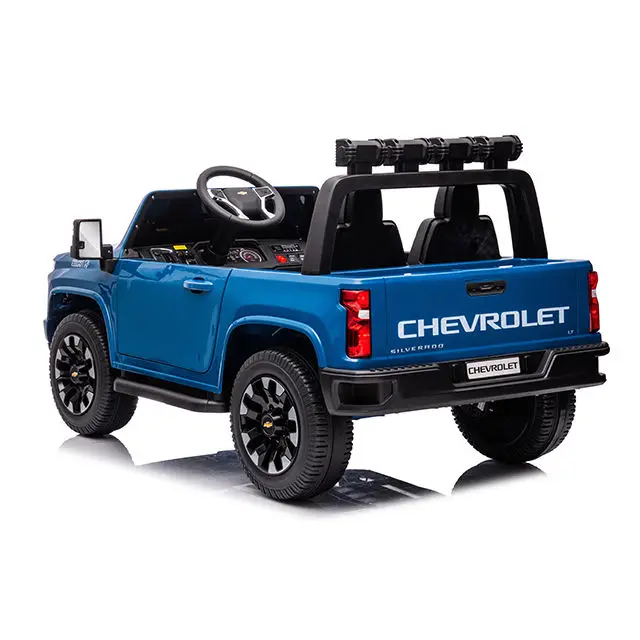 Licensed Silverado 24v Kids Ride on Car With Remote Control Baby Toys Juguetes Para Los Ninos 2 Seats Electric Cars for Kids — image 4