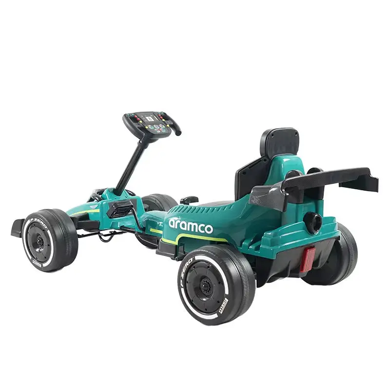 Licensed Aston Martin Children's Electric Karting Car Kids Drift Car Four Wheel Kart Racing Car Electric Go Kart for Kids — image 3
