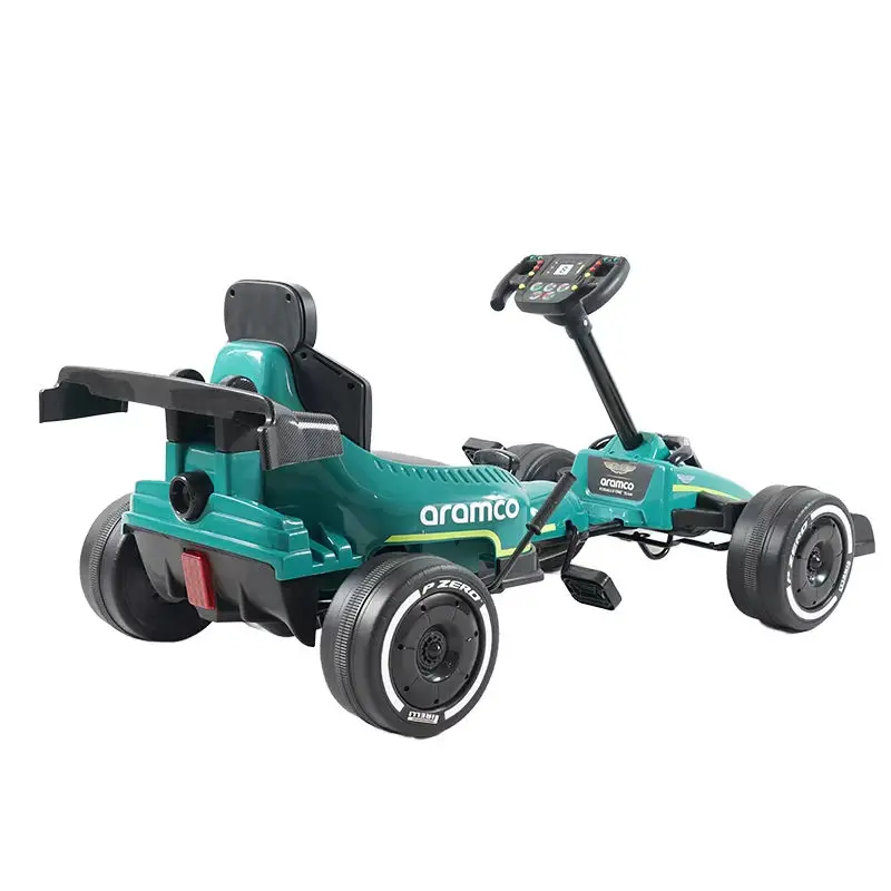 Licensed Aston Martin Children's Electric Karting Car Kids Drift Car Four Wheel Kart Racing Car Electric Go Kart for Kids — image 5