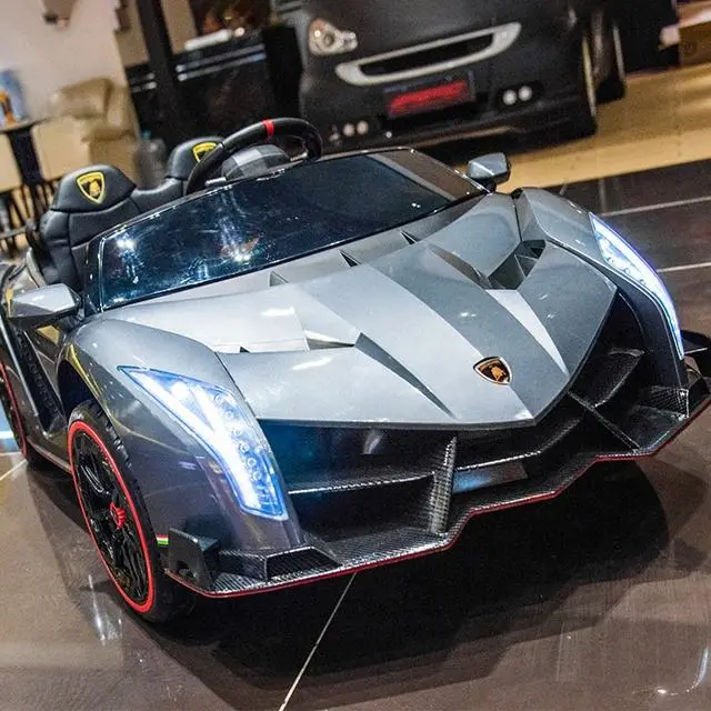 Licensed Lamborghini Veneno Ride on Car Kids Electric Two Seats Children Electric Ride on Car Oversized for Kids 12 Years Old — image 3