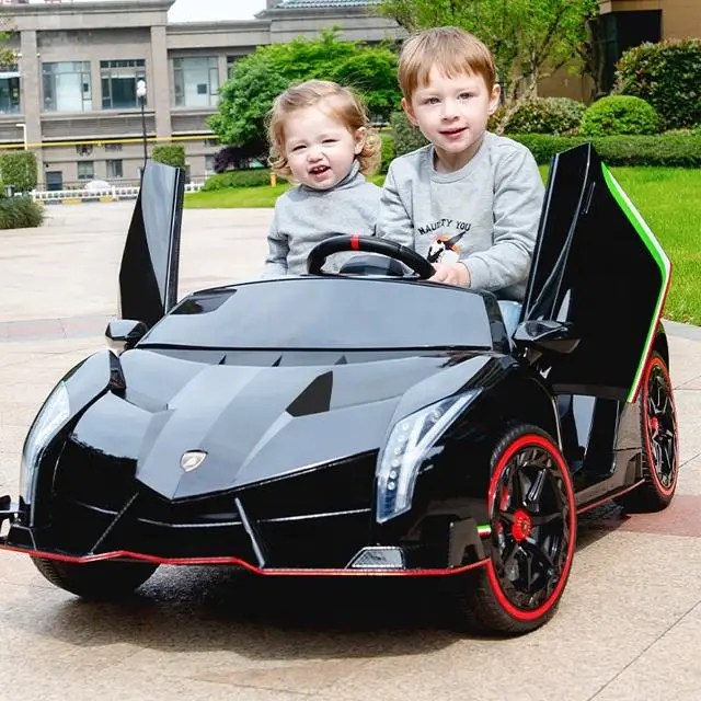 Licensed Lamborghini Veneno Ride on Car Kids Electric Two Seats Children Electric Ride on Car Oversized for Kids 12 Years Old — image 4