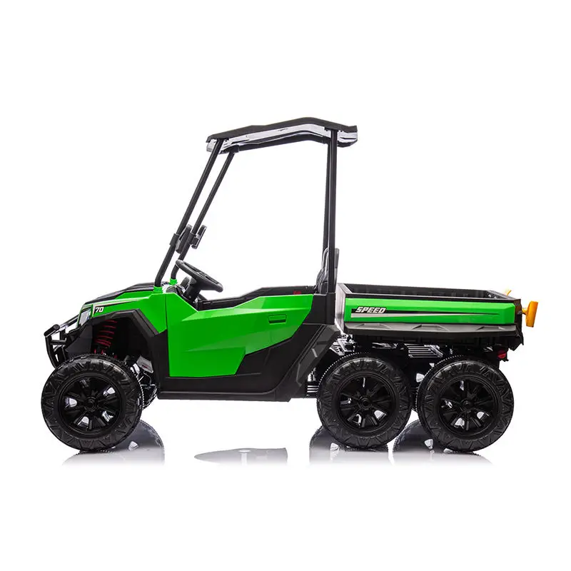 New Arrival 24V Children's Electric Tractor Large Size 2 Seats Kids Electric Car Kids Ride on Tractor — image 3
