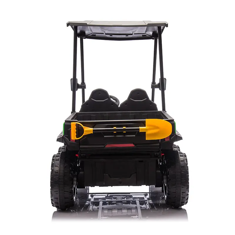 New Arrival 24V Children's Electric Tractor Large Size 2 Seats Kids Electric Car Kids Ride on Tractor — image 5