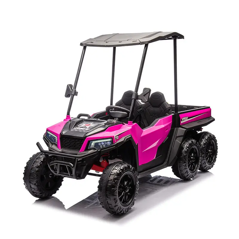 New Arrival 24V Children's Electric Tractor Large Size 2 Seats Kids Electric Car Kids Ride on Tractor — image 6