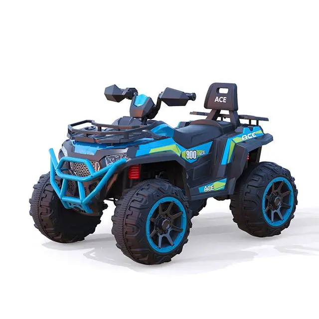 Unisex Electric ATV Off-Road Four-Wheeler Beach Car Large Two-Seater Ride-on Toy for Kids Age 2 to 4 Made of Durable Plastic — image 3