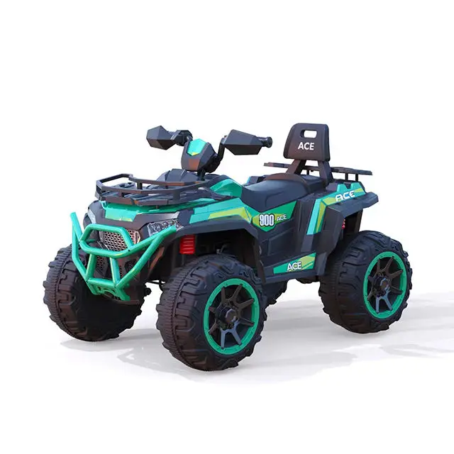 Unisex Electric ATV Off-Road Four-Wheeler Beach Car Large Two-Seater Ride-on Toy for Kids Age 2 to 4 Made of Durable Plastic — image 5