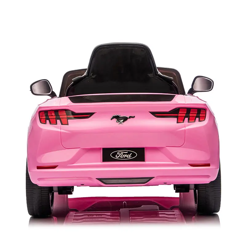 Licensed Ford Mustang Mach E Kids Electric Car with 24V Battery Powered Remote Control Pink Plastic Ride-On Cars for Girls — image 5