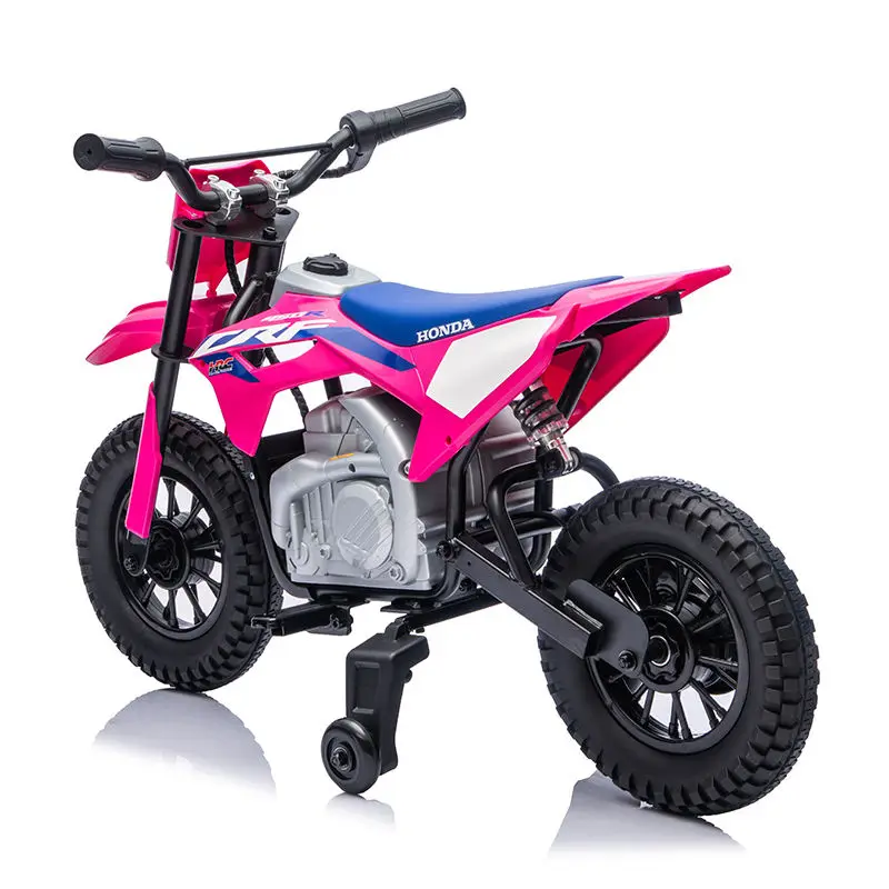 Cheap Price Licensed CRF 450R Children's Electric Racing Motorcycles Brushless Motor 24V Kids Electric Ride on Motorcycle — image 4