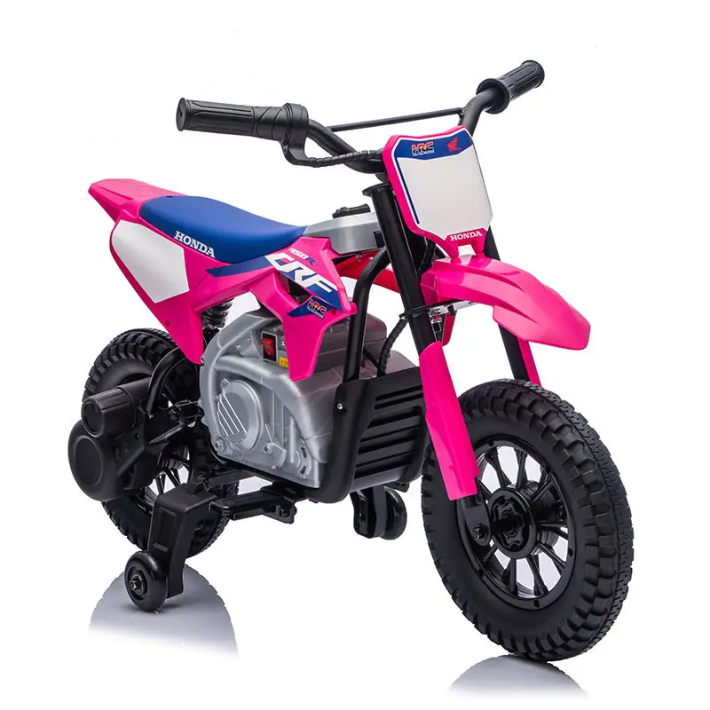Cheap Price Licensed CRF 450R Children's Electric Racing Motorcycles Brushless Motor 24V Kids Electric Ride on Motorcycle — image 6