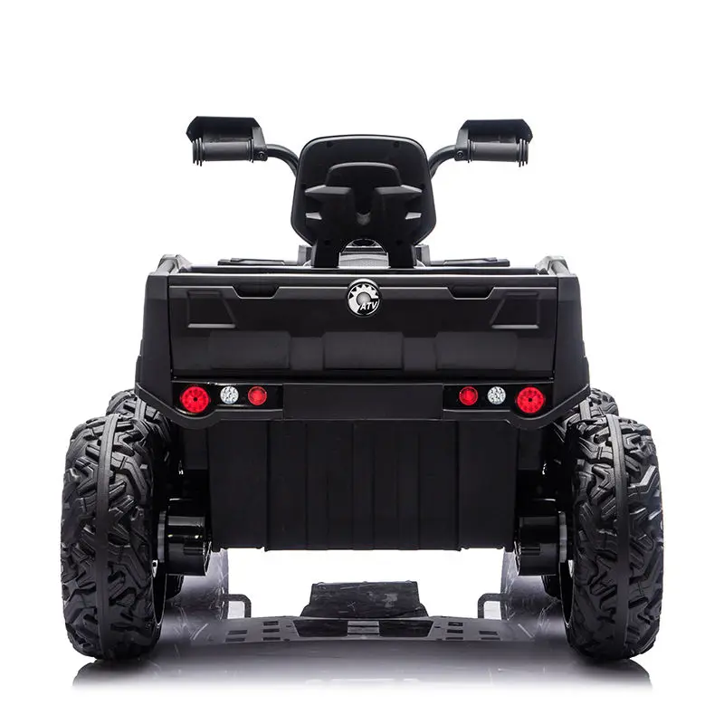 Big Size Six-wheel Remote Control 12V/24V Battery-Powered Electric Ride-On Car with Leather Seats and Music for Kids 5-10 Years — image 5