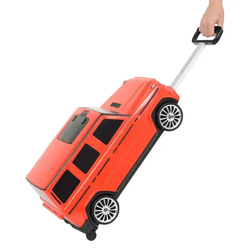 Licenced Mercedes-Benz G-Class 2-in-1 Riding Suitcase Baby Ride on Toy Car with Push Handle Best Gifts for Boy Girls 1-4 Years — image 5