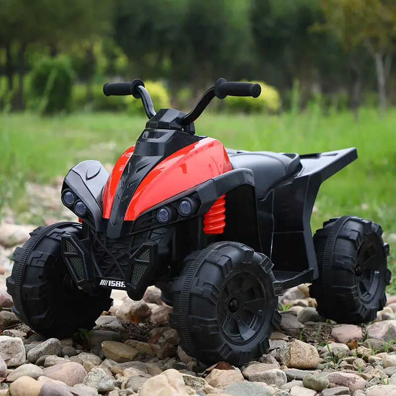 Hot-sale Children's Electric Motorcycle Baby Battery Ride on Car 4 Wheels Off-road Beach ATV Kids Car Electric for 2-7 Y — view 1
