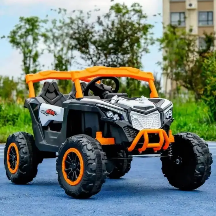 Popular Electric Ride-on Car for Kids Four-Wheel Drive Plastic Off-Road Vehicle Remote Control Parent-Child Kids Electric Cars — image 5