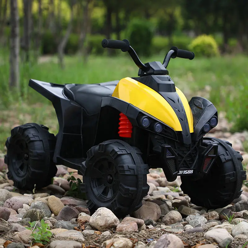 Hot-sale Children's Electric Motorcycle Baby Battery Ride on Car 4 Wheels Off-road Beach ATV Kids Car Electric for 2-7 Years Old — image 7