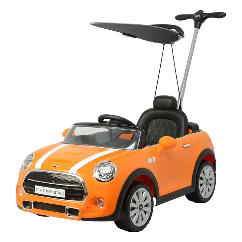 Licenced BWM MINI Convertible 12V Battery Powered Push Car Made of Plastic Remote Control Electric Car for Kids 3 to 6 Years — image 4