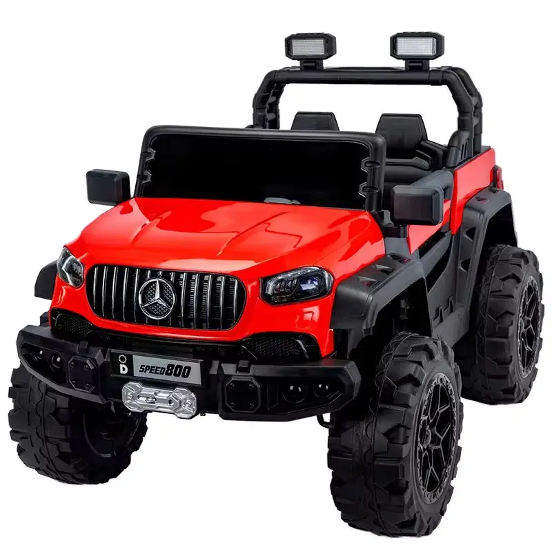 Parent-child Two- Seater Children's Four-wheel Drive Off-road Vehicle Baby Can Sit on Toy Mercedes Kids Electric Car — view 1