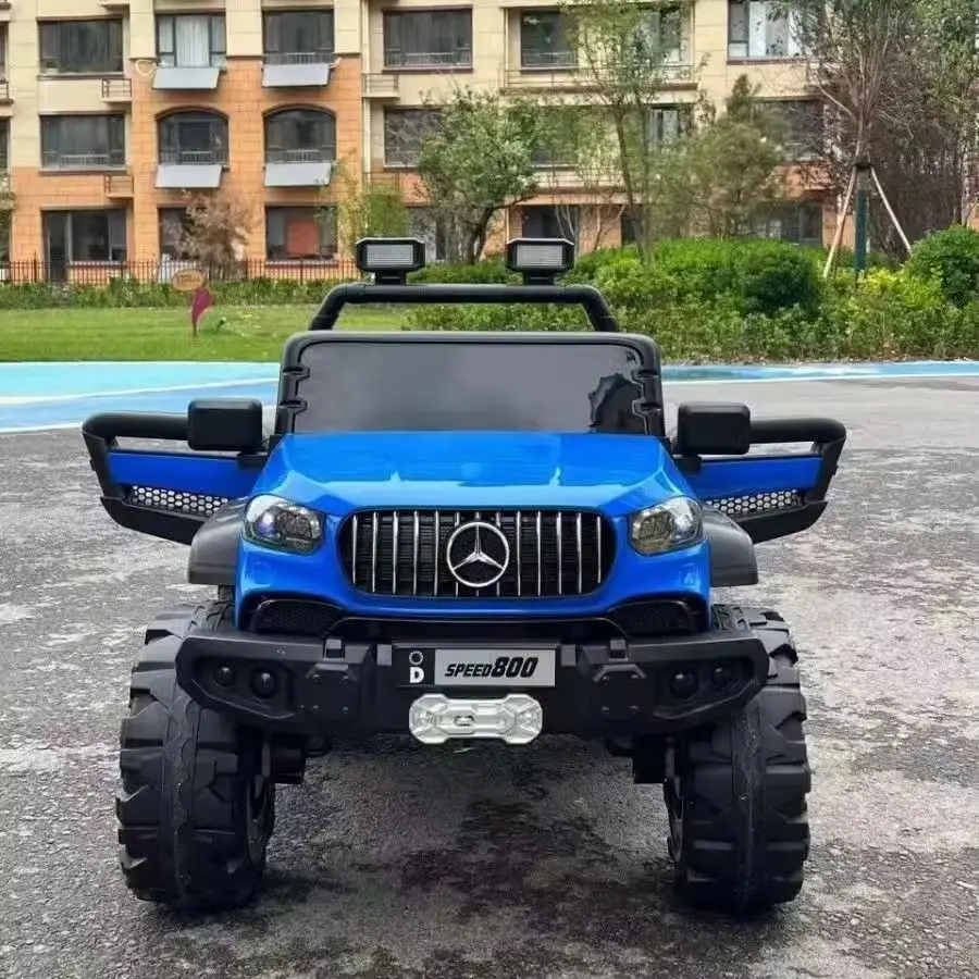 Parent-child Two- Seater Children's Four-wheel Drive Off-road Vehicle Baby Can Sit on Toy Mercedes Kids Electric Car — image 6