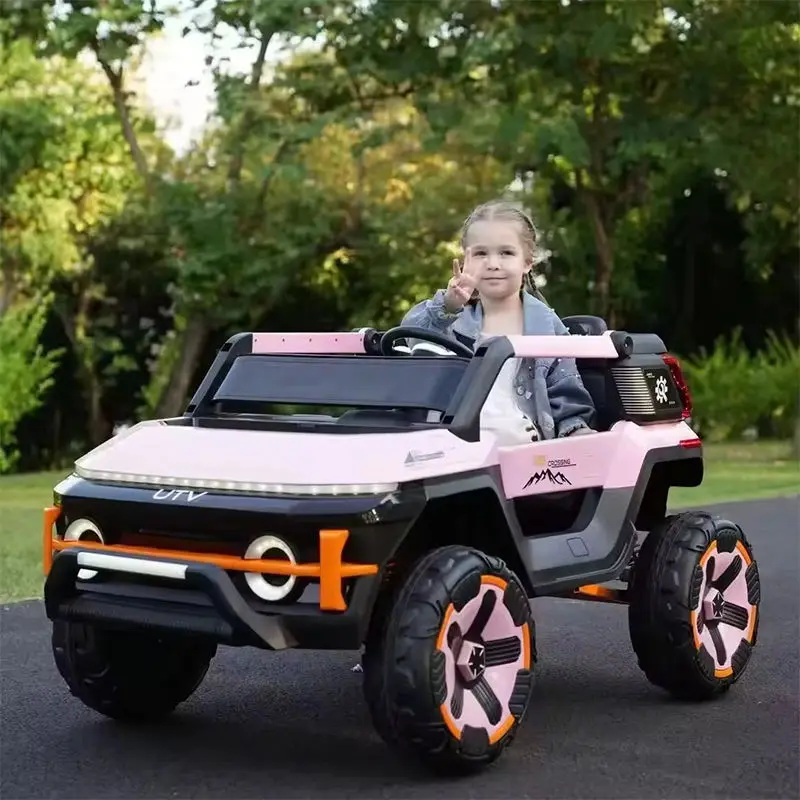 Large Size Children's Electric Buggy Kids Electric Ride on Cars 4 Wheels Plastic 2 Seater Off Road Electric Car for Kids — image 5