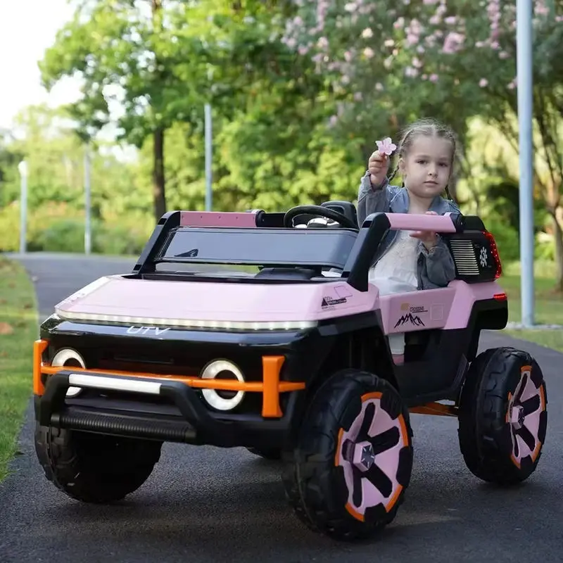 Large Size Children's Electric Buggy Kids Electric Ride on Cars 4 Wheels Plastic 2 Seater Off Road Electric Car for Kids — image 6
