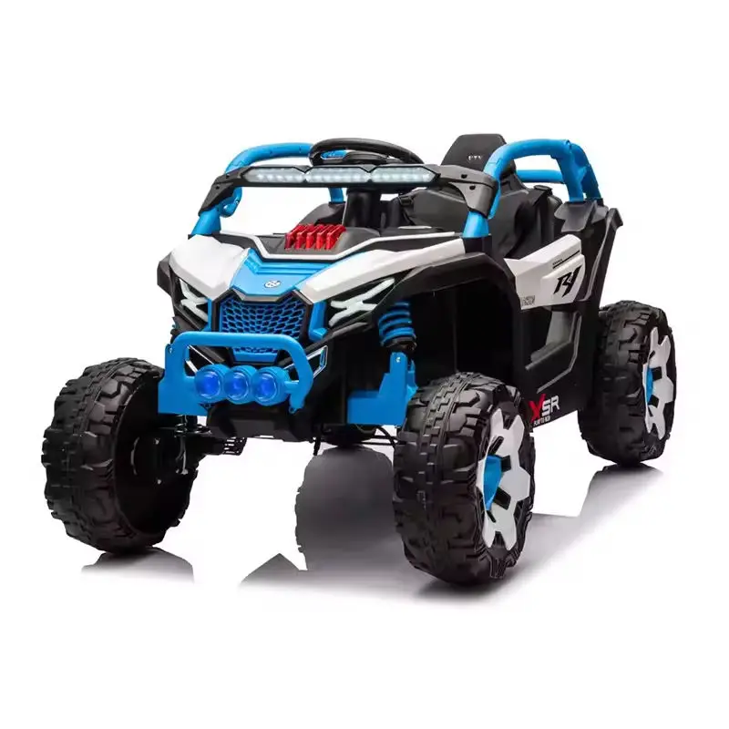 Wholesale Factory Price One Key Start Two Seats Kids Electric Ride on Car 12V Battery-operated Toy Cars for Kids to Drive — image 3