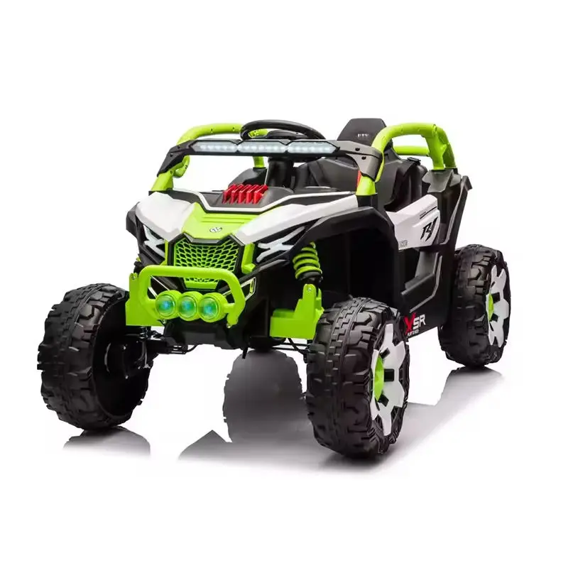 Wholesale Factory Price One Key Start Two Seats Kids Electric Ride on Car 12V Battery-operated Toy Cars for Kids to Drive — image 4