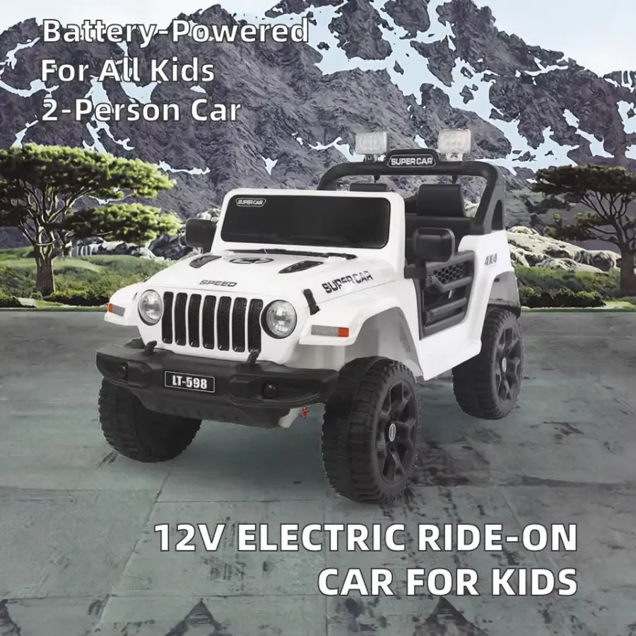 Hot Selling Manufacturer Supplier Battery-powered Car for Kids to Drive 12V Kids Ride on Car Kids Electric Car 2 Seater — view 3