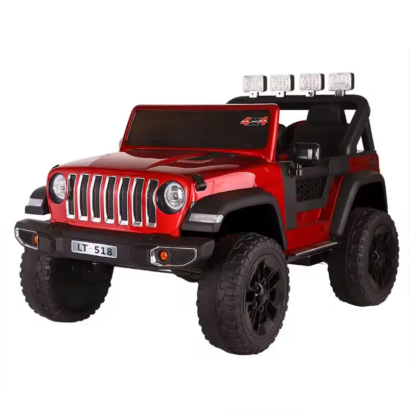 Large Size Children's Battery-powered Car Four-wheel Drive Power 12V Ride on Car Kids Electric Ride on Toy Cars with Dou — view 1