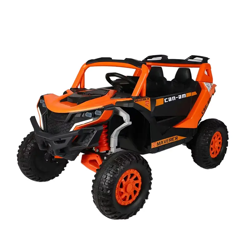 Two-seater 24V Kids Car Electric Can-Am Maverick UTV 4x4 Battery Powered Ride on Buggy Vehicle Electric Car for Children — image 6