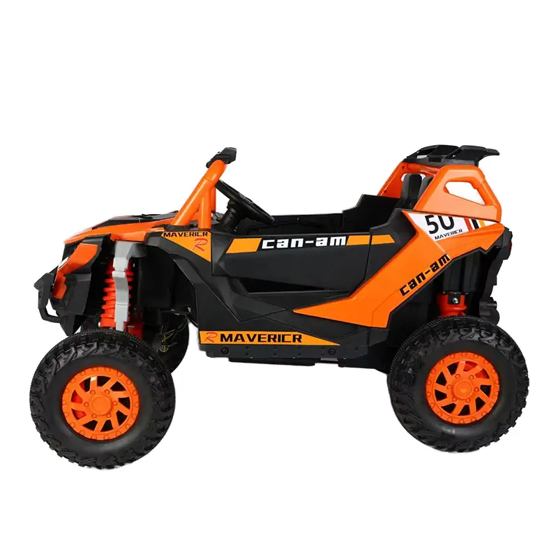 Two-seater 24V Kids Car Electric Can-Am Maverick UTV 4x4 Battery Powered Ride on Buggy Vehicle Electric Car for Children — image 7