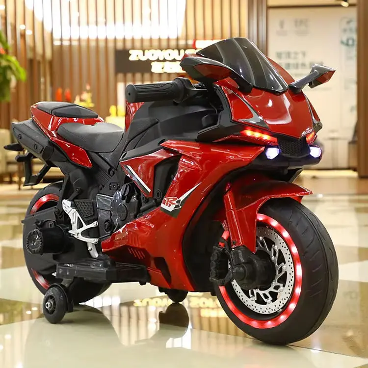 12V Children Electric Motorcycles Baby Motorbike Ride on Toys Cars Kids Electric Motor Bike — image 7