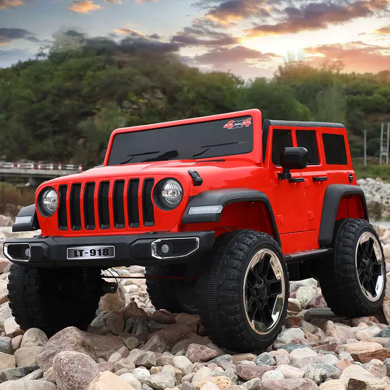 Hot Selling 12V Plastic Off-road Children's Electric Car 2 Seater Kids Electric Toy Car Ride-On Car for Kids to Drive — image 4