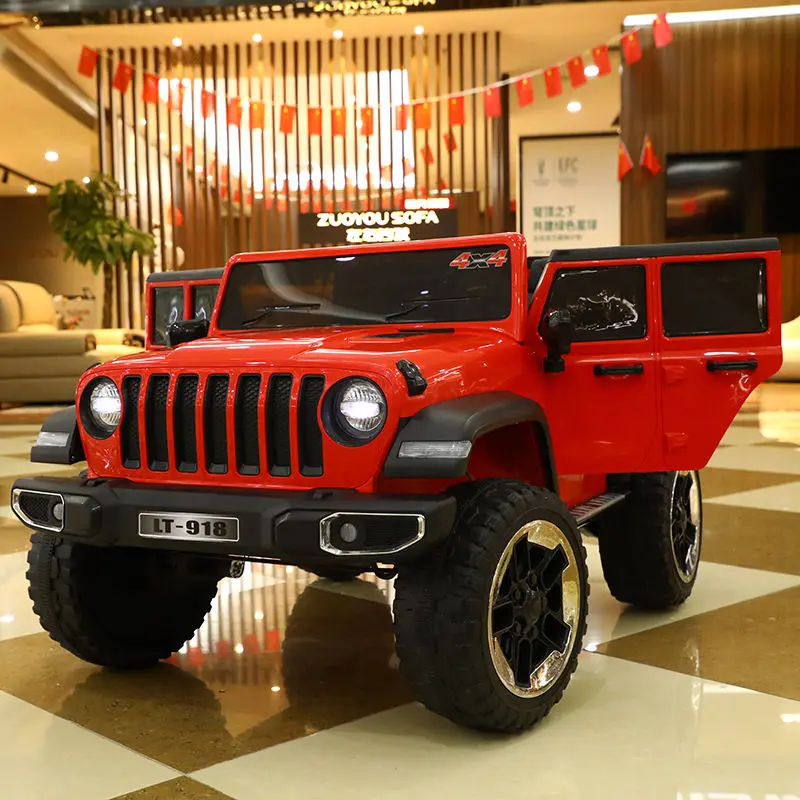 Hot Selling 12V Plastic Off-road Children's Electric Car 2 Seater Kids Electric Toy Car Ride-On Car for Kids to Drive — image 5