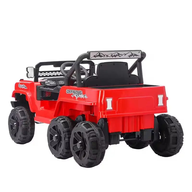 CE EN71 Certified Toys 12V Battery 4WD Six Wheels Remote Control Big Size Electric Ride-On Car for Kids Carro Electrico Infantil — image 4