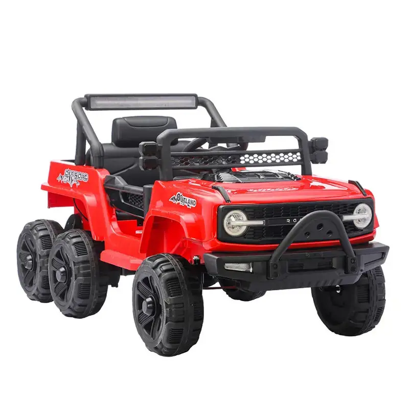 CE EN71 Certified Toys 12V Battery 4WD Six Wheels Remote Control Big Size Electric Ride-On Car for Kids Carro Electrico Infantil — image 6