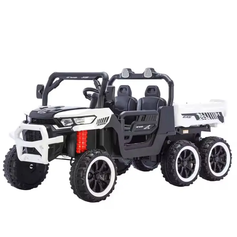 Hot Selling Kids Car Electric 24V Ride on Car 2 Seater 6 Wheels for Kids to Drive Remote Control Electric Tractor for Kids — image 3