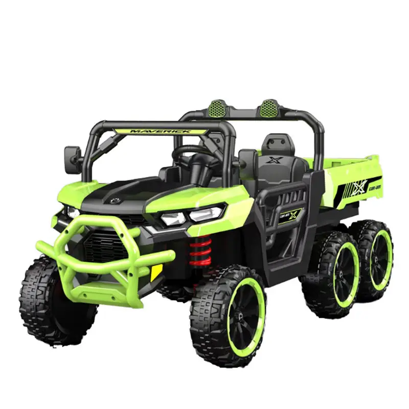 Hot Selling Kids Car Electric 24V Ride on Car 2 Seater 6 Wheels for Kids to Drive Remote Control Electric Tractor for Kids — image 6