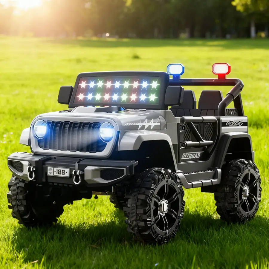 Unisex 12-Volt Kids Electric ATV Sport Ride-On Car 4X4 4-Wheel With Parental Remote Control Plastic Battery-Powered Toy — image 3