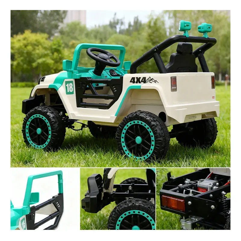 2025 Big Kids Ride-On Car Electric Vehicle Battery Operated Toy Car with Music Lights Remote Control Outdoor Drive Experience — image 7