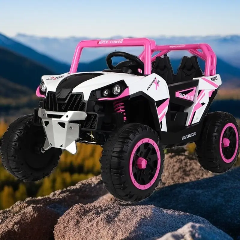 Factory Direct-selling Off-road Hot Sale 2.4 G Remote Control 12V Kids Toy Vehicle Battery Ride on Car Electric for Children — image 6