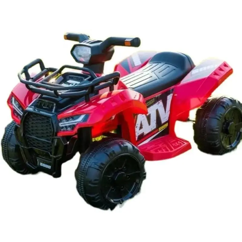 New Children's Electric Off-road Beach Car Outdoor Motorcycle Children's Electric Motorcycle Four-wheeled Walking the Baby Gods — image 5