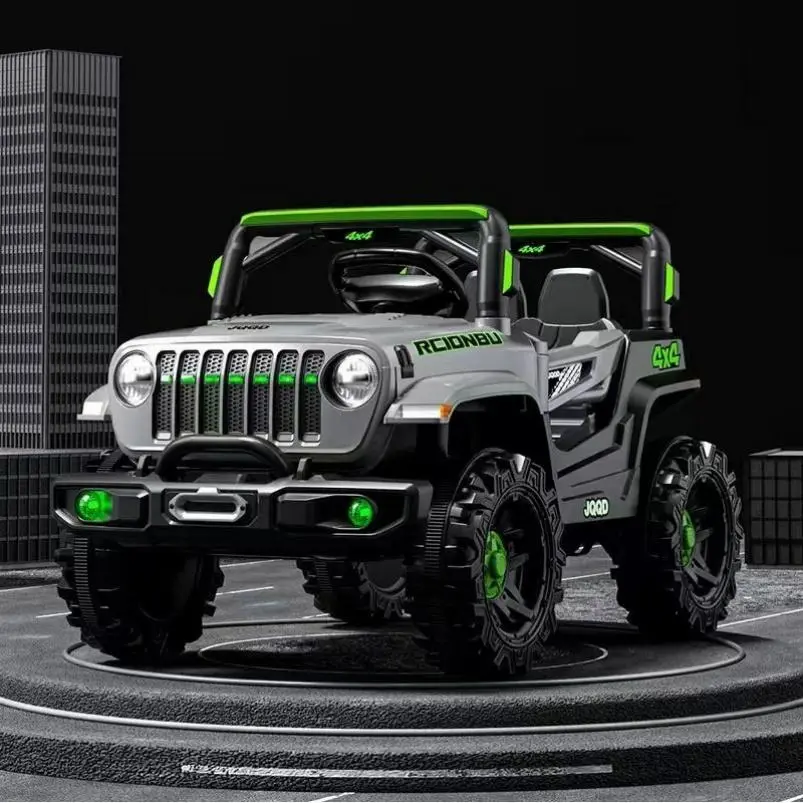 LINK BRAND Baby Electric Ride on Cars 4 Wheels Plastic 2 Seats Off Road Children Electric Vehicle Electric Car for Kids — view 1