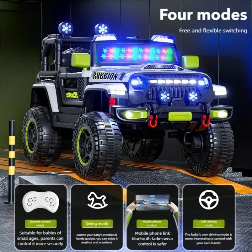 OYT Low Price Battery Operated Electric Ride-on Toy Car with Remote Control 12V for 5-7 Years Old Kids — image 5