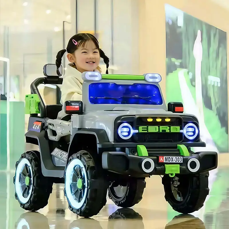 Factory Stock Leather Seat Kids Electric Ride-on Car 12V Plastic Rechargeable Battery Toy Cars for Kids 2-4 Years Old to Drive — image 6
