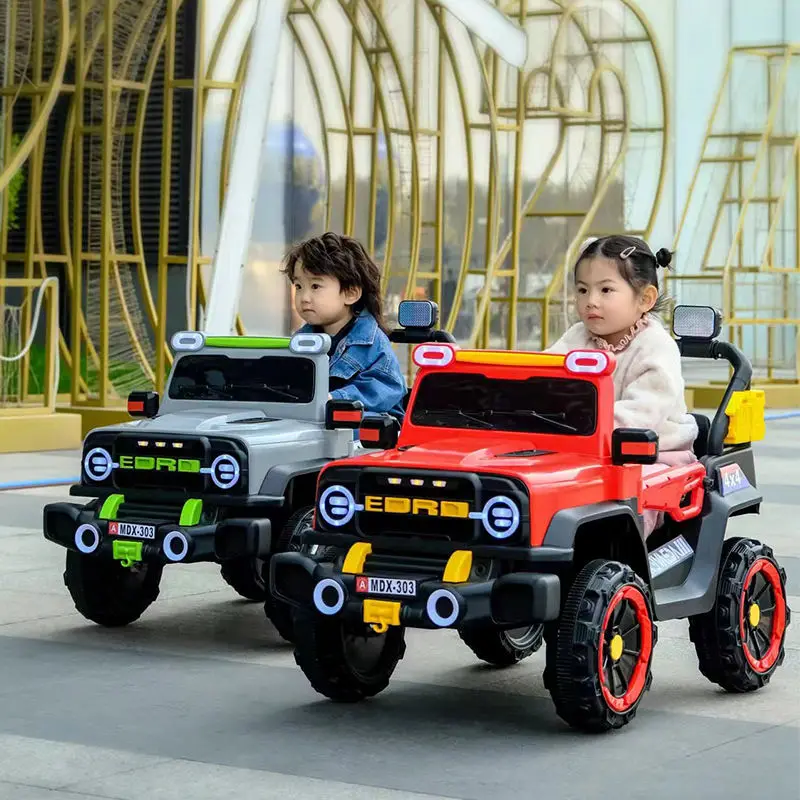 Factory Stock Leather Seat Kids Electric Ride-on Car 12V Plastic Rechargeable Battery Toy Cars for Kids 2-4 Years Old to Drive — image 7