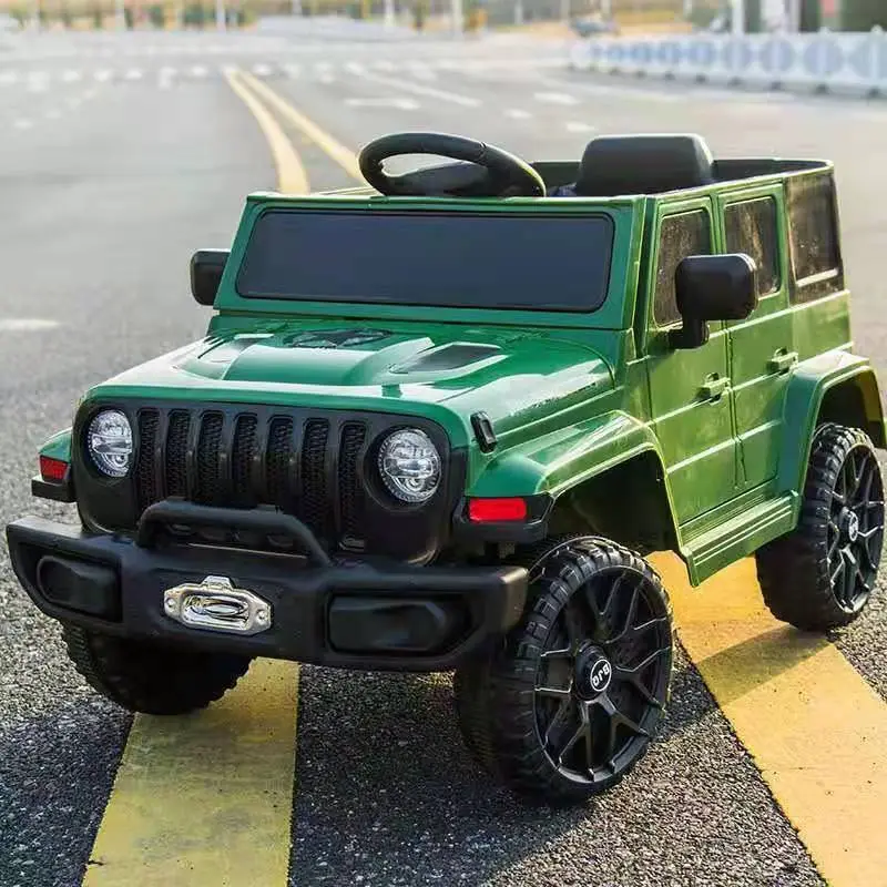 Wholesale Cheap Rechargeable Battery Car for Children 12V Four-Wheel Remote Control Electric Off-road Vehicle Kids Car Electric — image 3
