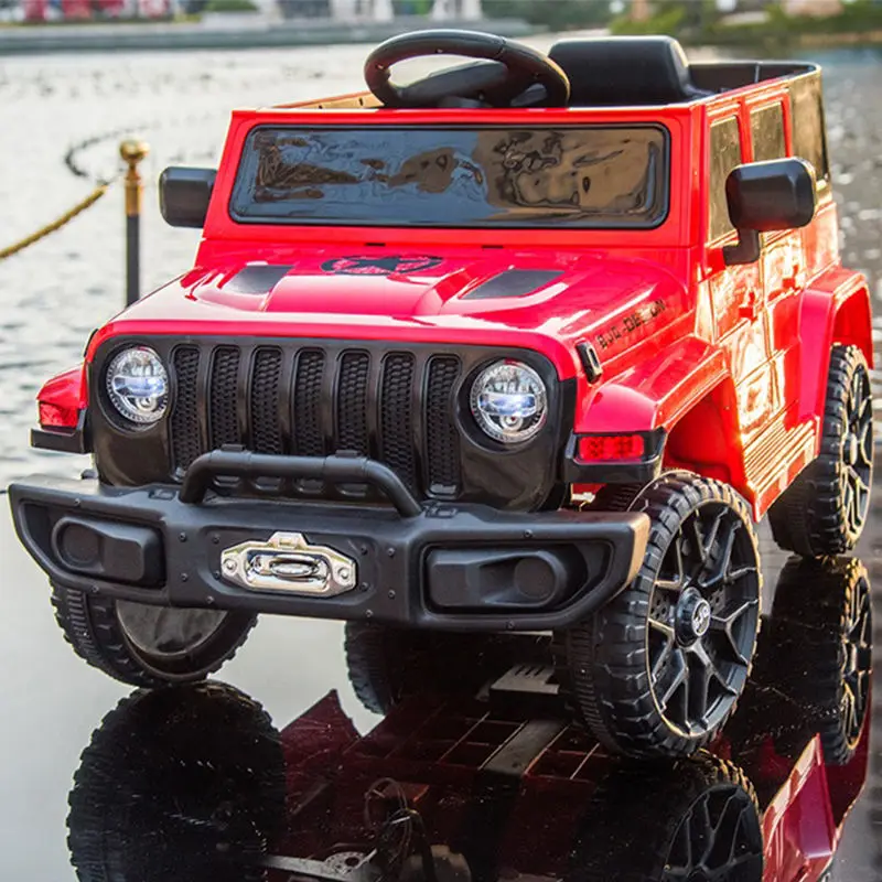 Wholesale Cheap Rechargeable Battery Car for Children 12V Four-Wheel Remote Control Electric Off-road Vehicle Kids Car Electric — image 5