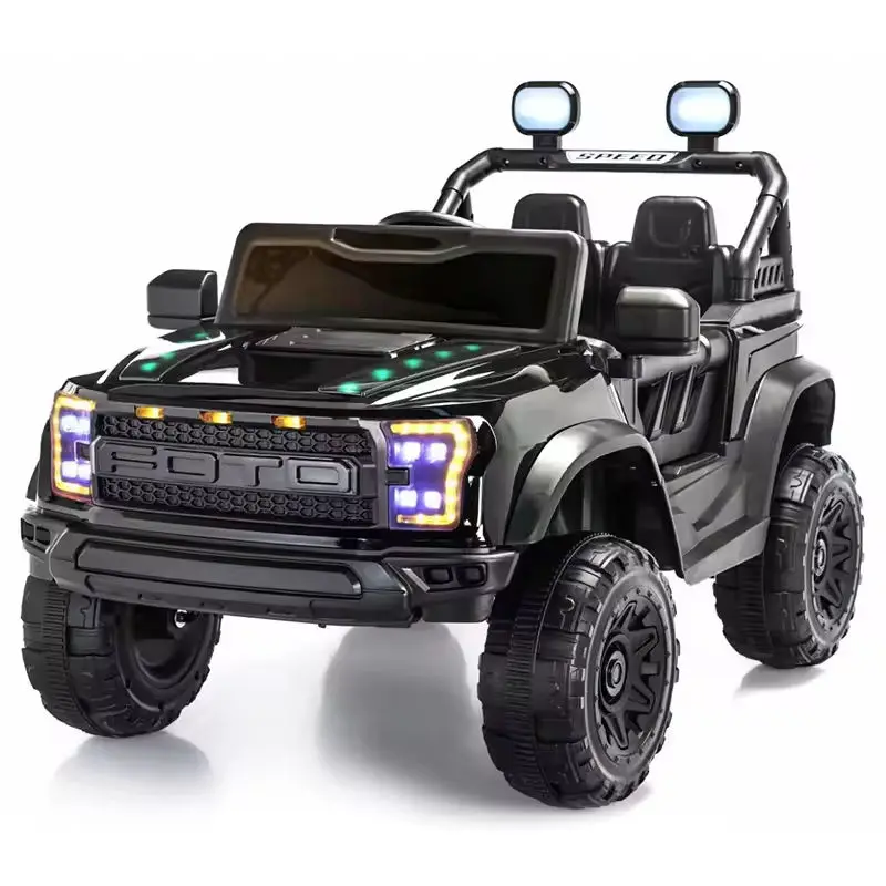 Factory-Sale Rechargeable Electric Car Toy for Babies Kids 12V Off-Road Four-Wheel Remote Control Electric Car for Child — view 1