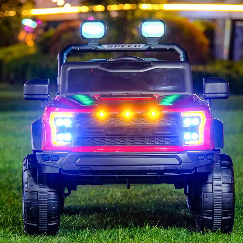 Factory-Sale Rechargeable Electric Car Toy for Babies Kids 12V Off-Road Four-Wheel Remote Control Electric Car for Children — image 3